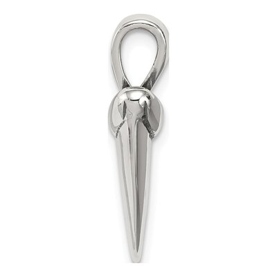 Sterling Silver Antiqued Shark Tooth Pendant – view 3