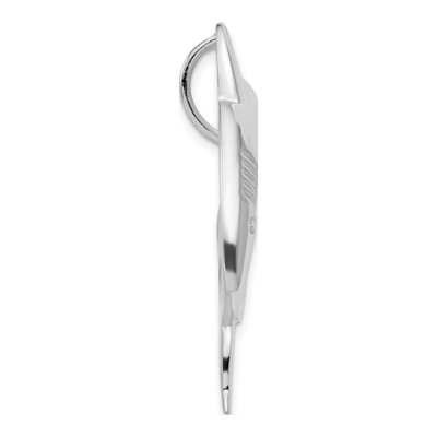 Sterling Silver Shark Slide Pendant – view 3