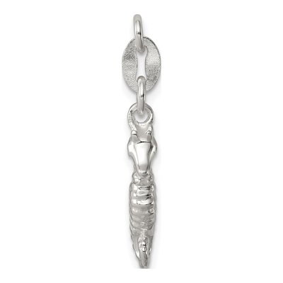Sterling Silver Textured Seahorse Pendant – view 3