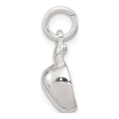 Sterling Silver Apple Pendant – view 3
