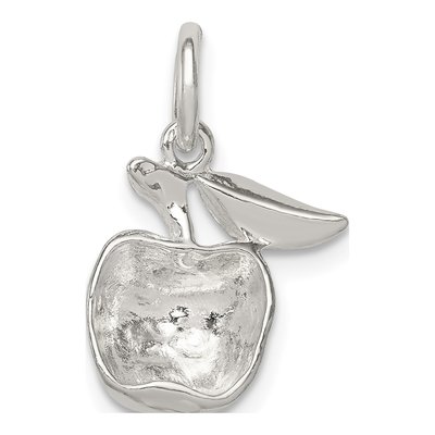 Sterling Silver Apple Pendant – view 5