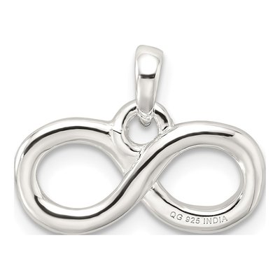 Sterling Silver Infinity Symbol Pendant – view 5