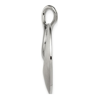 Sterling Silver Infinity Swirl Slide Pendant – view 3