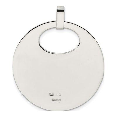 Sterling Silver Polished Pendant – view 5