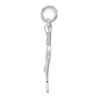 Sterling Silver Ballerina Pendant – view 3