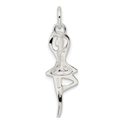 Sterling Silver Ballerina Pendant – view 5