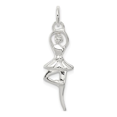 Sterling Silver Ballerina Pendant