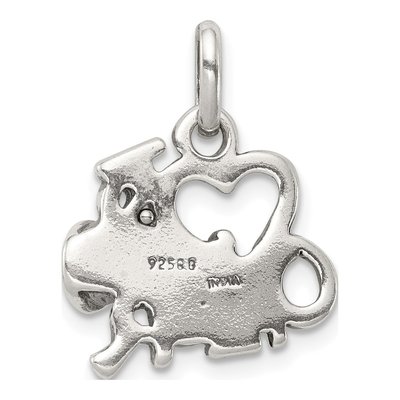 Sterling Silver I Love Cheer Pendant – view 5