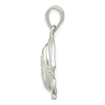 Sterling Silver Football Helmet Pendant – view 3