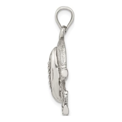 Sterling Silver Football Helmet Pendant – view 3