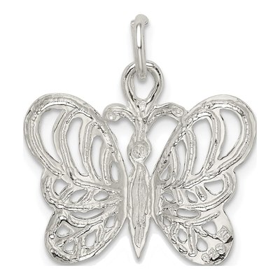 Sterling Silver Butterfly Pendant – view 5