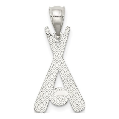 Sterling Silver Baseball Bats Pendant – view 5