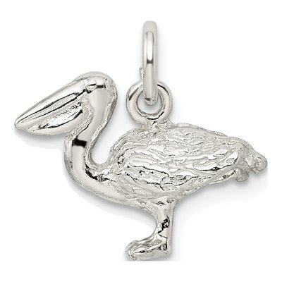 Sterling Silver Pelican Charm – view 5