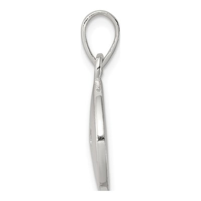 Sterling Silver Paw Print Pendant – view 3