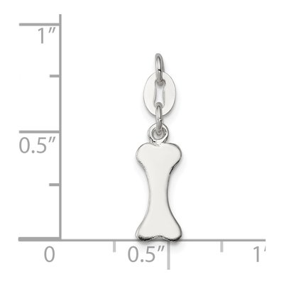 Sterling Silver Dog Bone Charm – view 4