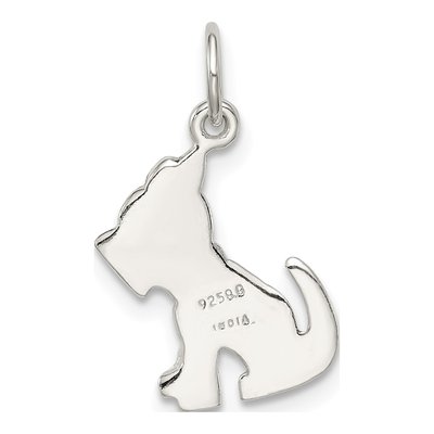 Sterling Silver Dog Pendant – view 5