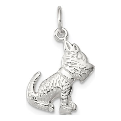 Sterling Silver Dog Pendant