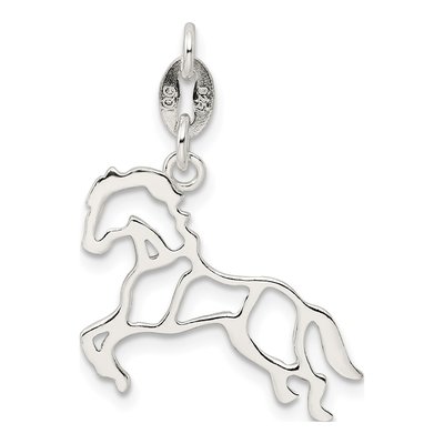 Sterling Silver Horse Pendant – view 5
