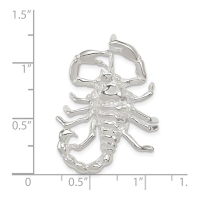Sterling Silver Scorpion Pendant – view 4