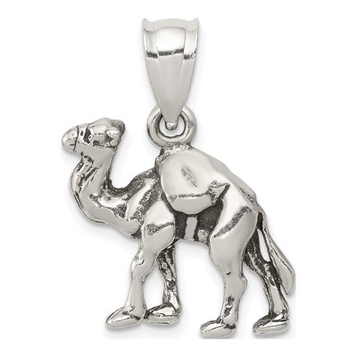 Sterling Silver 3-D Camel Pendant
