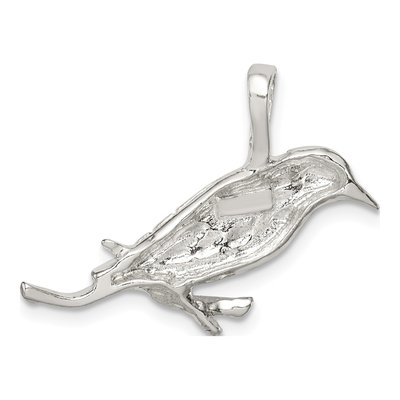 Sterling Silver Bird Slide Pendant – view 5