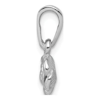 Sterling Silver Kids' Textured Pendant – view 3
