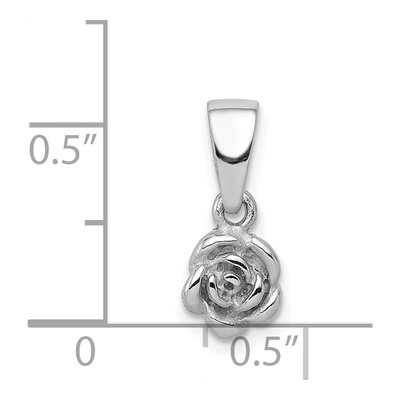 Sterling Silver Kids' Textured Pendant – view 4