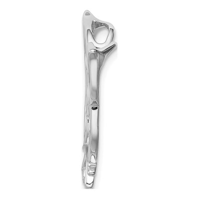 Sterling Silver Owl Slide Pendant – view 3