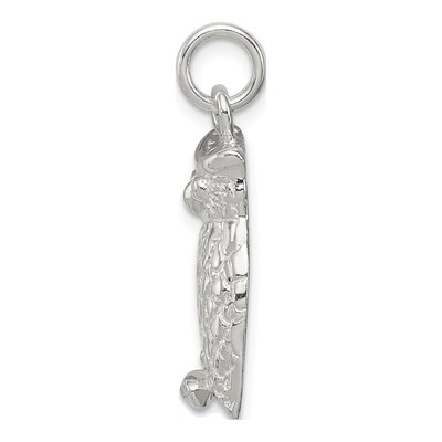 Sterling Silver Owl Pendant – view 3