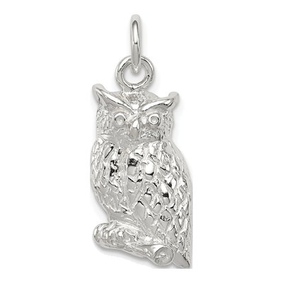 Sterling Silver Owl Pendant