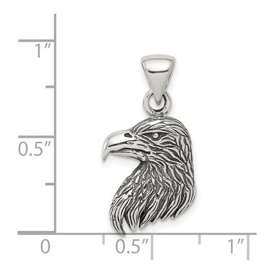 Sterling Silver Eagle Head Pendant – view 4