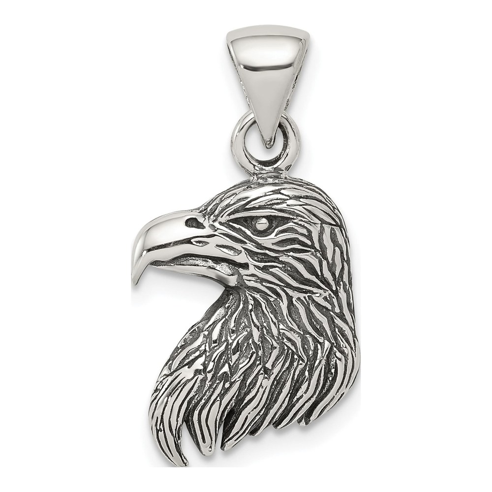 Sterling Silver Eagle Head Pendant