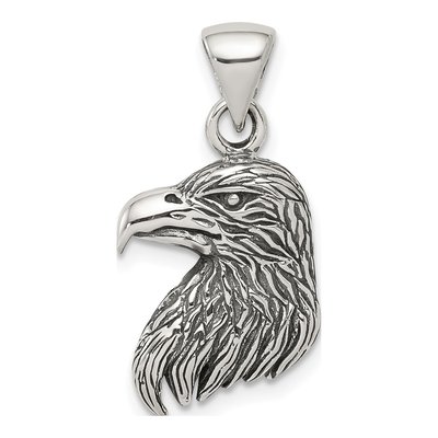 Sterling Silver Eagle Head Pendant