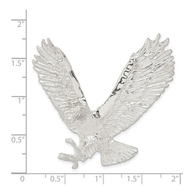 Sterling Silver Eagle Slide Pendant – view 4