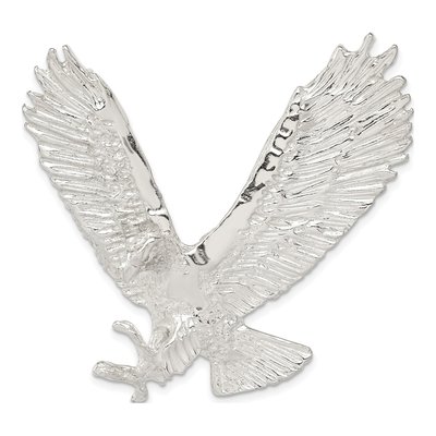 Sterling Silver Eagle Slide Pendant