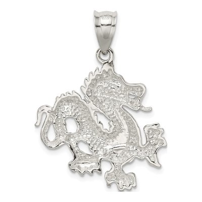 Sterling Silver Chinese Dragon Pendant – view 4