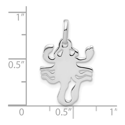Sterling Silver Scorpion Pendant – view 4