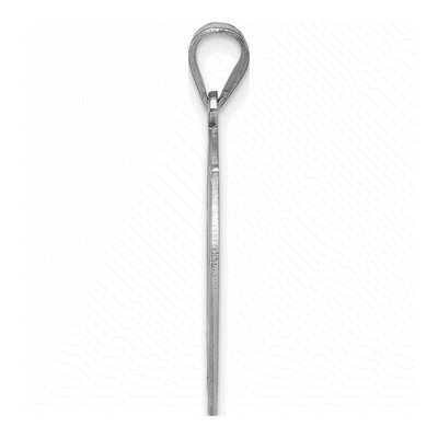 Sterling Silver Letter A Pendant – view 2