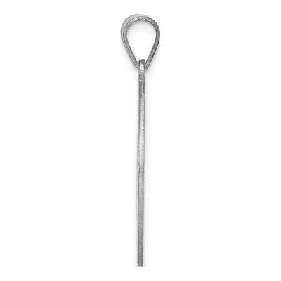 Sterling Silver Letter B Pendant – view 3