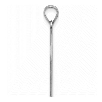 Sterling Silver Initial I Pendant – view 2