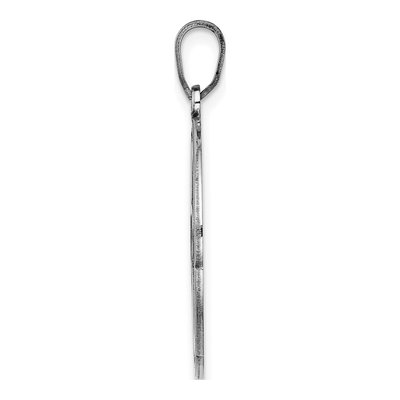 Sterling Silver Letter O Pendant – view 3