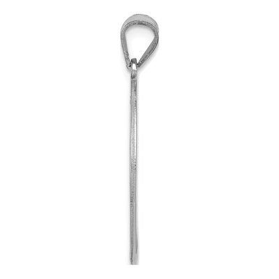 Sterling Silver Script Letter S Pendant – view 3