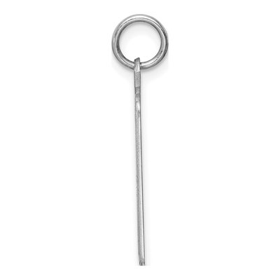 Sterling Silver Blue Birth Certificate Charm – view 3