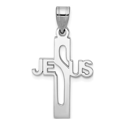 Sterling Silver Jesus Cross Pendant
