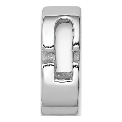 Sterling Silver CZ Letter G Charm – view 2