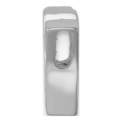 Sterling Silver CZ Letter Y Charm – view 2