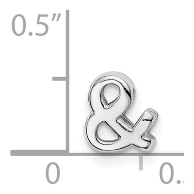 Sterling Silver Ampersand Charm – view 5