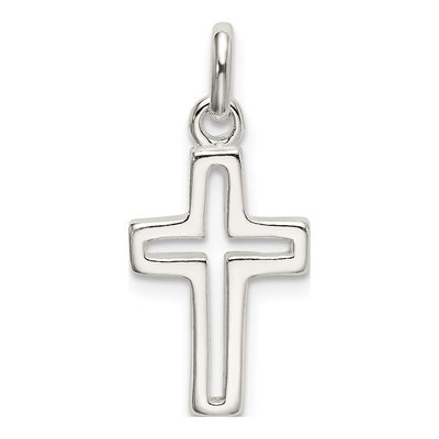 Sterling Silver Cut-Out Cross Pendant – view 4