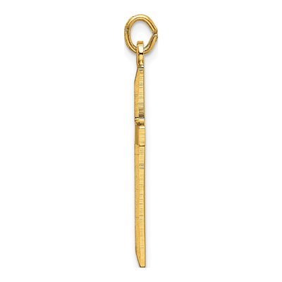Gold-Plated Sterling Silver Cross Pendant – view 3