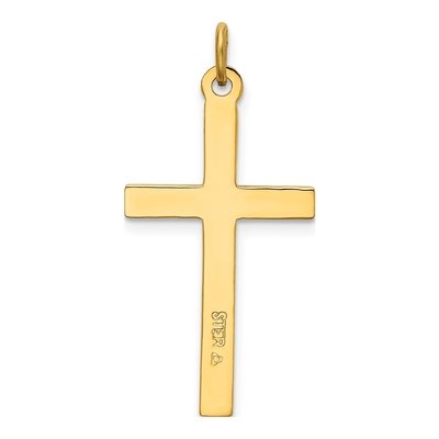 Gold-Plated Sterling Silver Cross Pendant – view 4
